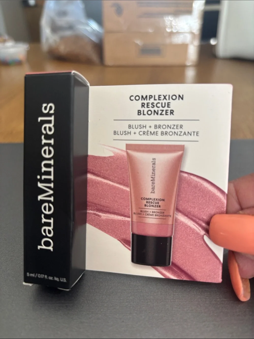 bareMinerals Blonzer Blush + Bronzer in Kiss of Mauve NIB 5ml
